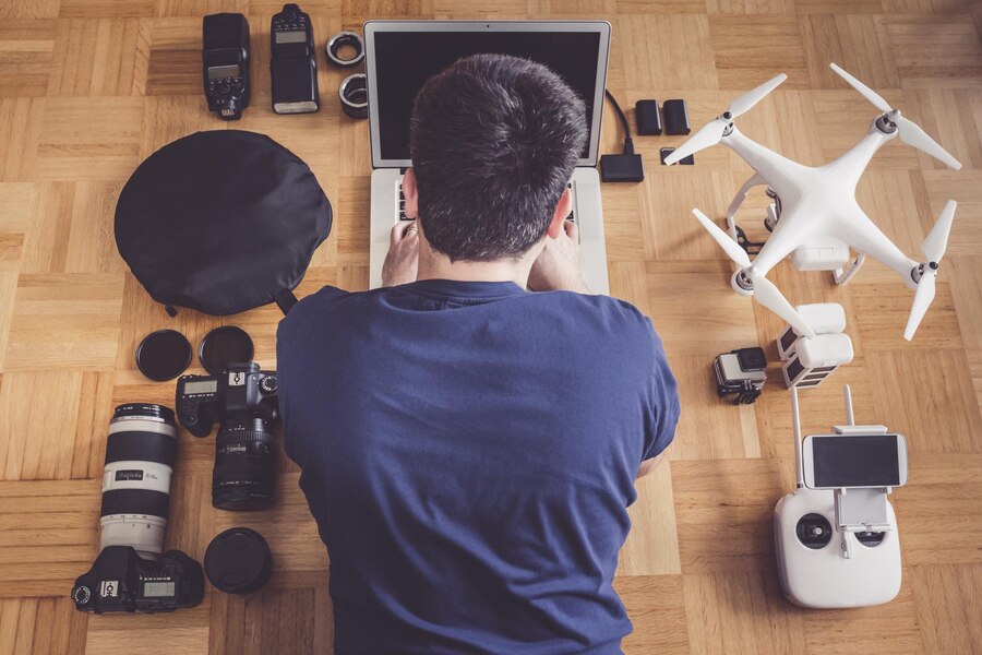 Kit completo de drones y accesorios para aficionados y profesionales